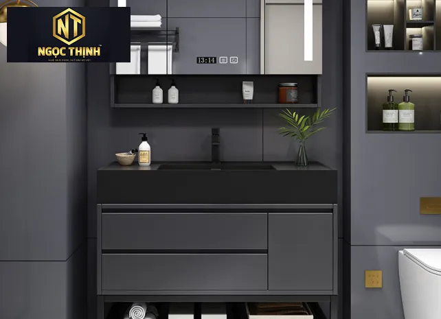 Xưởng Nội Thất Ngọc Thịnh Long Thành - Bình Dương - Tủ lavabo âm bàn - TLNT14 Xưởng Nội Thất Ngọc Thịnh Long Thành - Bình Dương - Tủ lavabo âm bàn - TLNT14